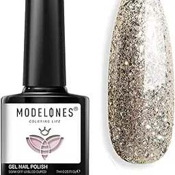 Modelones Nail Polish 7ml from BELLE GAGA UV Gelpolish Soak Off Nail Art Design Manicure at Home DIY Gifts for Women Girls UV Nail Gel Polish (1058)-picture-33