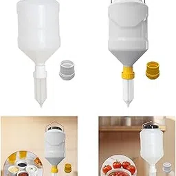 UJEAVETTE Sauce Dispenser Multipurpose Sauce Squeeze Bottle for Camping Kitchen Picnic Yellow-picture-64