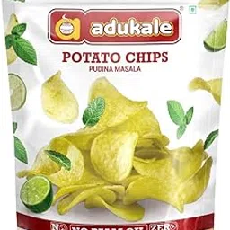 Adukale Potato Chips | Pudina Masala Flavour | Refreshing Minty Spice Blend | No Palm Oil or Preservatives-picture-17