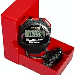 ASTALAB KADIO Stopwatch with Alarm Handheld LCD Digital Professional Timer Sports Stop Watch with Plastic Box Black-picture-20
