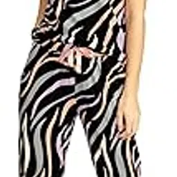 lotik Women's Cotton Geometric Print Loungewear Top & Pajama Set-picture-46