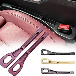 GONAMA Pcs Car Seat Gap Filler EVA Car Organizer Gap Filler Between Seat and Console Compatible with Buckle Base Universal Car Seat Gap Filler Organizer (Car Seat Gap Filler Organizer (Black)-picture-10