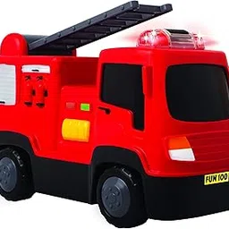 Funskool Giggles Giggles, Fire Engine, Multicolour Vehicle With Lights And Sounds, Develops Motor Skills , 12 Months & Above, Infant And Preschool Toys-picture-31