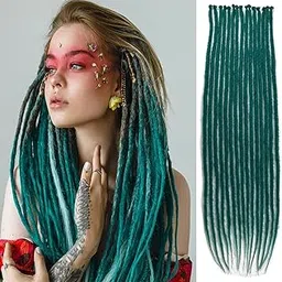 VIEWS 24 Inch Straight Single Ended Dreadlock Extensions Synthetic Dreads 10strands/pack Synthetic Braids Thin 0.6cm Soft Hip-Hop Style Dread Extensions Locks-picture-28