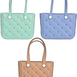 ™ Beach Handbag Hollow Lightweight Party Waterproof Sport Women Traveling Tote Green | Womens Handbags & Bags-image-4