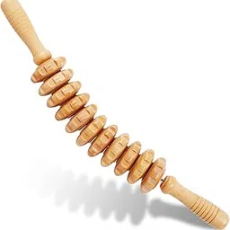 Liitrton Wood Therapy Fasci Massage Tools, Curved Wooden Massage Roller Cellulite Reduction and Muscle Tension (Wood)-picture-22