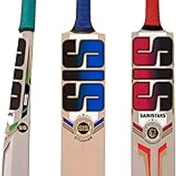 SIS SAINISTARS Cricket Bats, Set of 1 - Green, Blue, and Red Tennis bat-picture-30