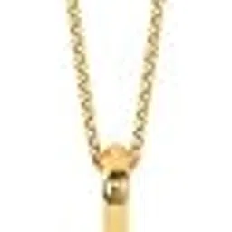 caratlane 9 KT Yellow Gold Infinity Shine Diamond Pendant for Women image 1