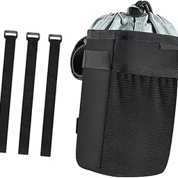 FABLOFT Bike Cup Holder Bicycle Water Bottle Holder for Outdoor Mountain Road E Bike Black-picture-18