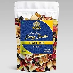 Shree Raja Trail Mix 11 in 1 Superfood Dry Fruit Mix Nuts and Seeds (1Kg) | Mixed Nuts and Dry Fruits Contains Almonds, Cashews, Pumpkin Seeds, Sunflower Seeds & More | Energizing Healthy Snacking-image-37