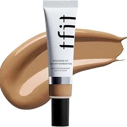 TFIT Radiance Fit Serum Foundation - Flawless Coverage, Dewy finish, Long-lasting, Lightweight, Korean Makeup,1.05 Oz. (N05 Toffee, 1.05 Oz.)-image-2