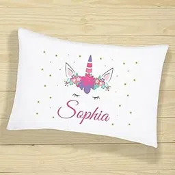 The Purple Tree Polyester Personalized Name Cushion Pillows For Kids And Babies (Pack Of 1,Unicorn) Cute Kids Name Pillow Cushion,Baby Name Pillow,Kids Customized Pillow,Customized Gift Cushion,White-picture-26