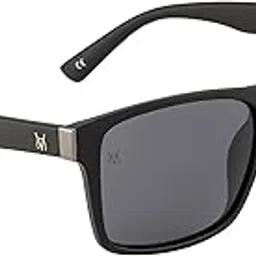 velocity studio Velocity Polarized INJ POL Rectangular Dark Grey Sunglasses for Men-picture-19