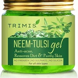 Neem & Tulsi Anti-Acne Clarifying Face Gel – Oil-Balancing & Skin-Brightening – Paraben-Free Unisex Gel for Oily & All Skin Types-picture-50