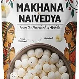 YourKrishi Makhana Naivedya | Handpicked and Fresh High Protein Mithila Makhana | Fresh Foxnut seeds, 100g | Superfood for healthy lifestyle-picture-11