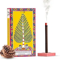 PHOOL LUXURY INCENSE Bambooless Incense Sticks - Cedarwood | Special Char Dham Yatra Pack | Dhoop Sticks For Pooja | Dhoop Holder Inside | Charcoal Free | Burn Time : 60+ Mins | Surprise Gift Inside-image-47