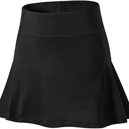 irfora Women Sports Skirt High Waist Quick Dry Pocket Ruffles Lining Yoga Tennis Running Fitness Gym Skort-picture-37