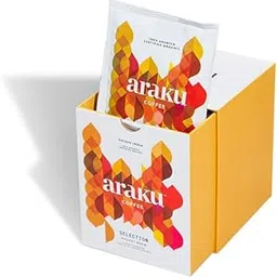 ARAKU Coffee - Selection Pocket Brew - Freshly Roasted 100% Arabica Medium Dark Roast Ground Coffee - 10 Sachets-picture-35