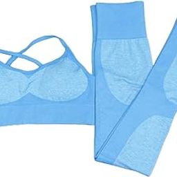 calandis CALANDIS™ Yoga Outfits for Women 2 Piece Set Workout Leggings Sports Bra M Blue | Track Suits | Womens Clothing | Clothing & Accessories | Fitness Running & Yoga-picture-14