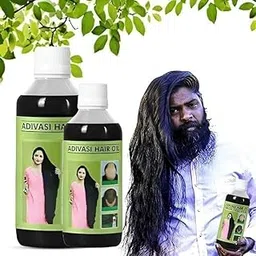 Original Adivasi Hair Oil 100 * 2 ML Ayurvedic Adivasi Hair Oil With Extract Onion, Rosemary, Castor, Amla, Almond, Coconut, Brahmi & Bhringraj Oil 100 ml Each-image-89