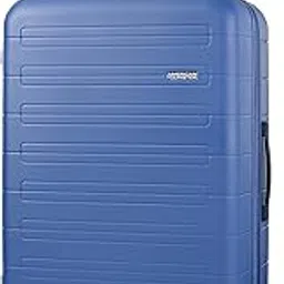 Novastream 77 Cms Large Hardside Polycarbonate 8 Spinner Wheels Suitcase with Recessed TSA Lock and Duosaf Security Zipper - Navy Blue-image-61