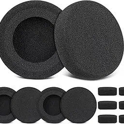 SOULWIT 6 Pcs Replacement Earpads for Koss Porta Pro, KSC11, KSC17, KSC75 Headphones, Soft and Durable Sponge Ear Pads Cushions with High-Density Foam - Black-image-60