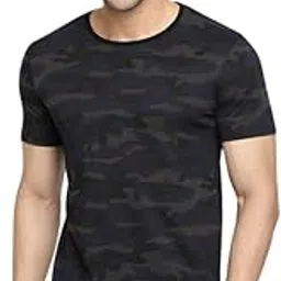 grit life Men's Casual Round Neck Half Sleeve T-Shirt Regular-Fit Cotton Printed Pattern - BTW Tshirt-picture-23