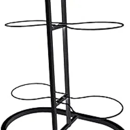 calandis CALANDIS™ Ball Storage Rack Metal Multifunctional Basketball Rack for Indoor Gym Rugby 4 Tier Black | Other Sporting Goods-picture-18