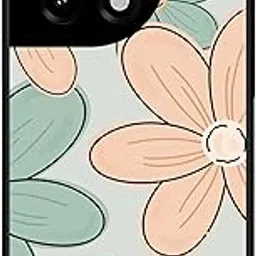 NDCOM for OnePlus 11R Back Case | Elegant One Plus 11R Cover | Premium 11R OnePlus Back Cover for Enhanced Protection | Aesthetic Flower Printed Metal Case-image-38