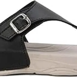 Cozy Wear Women Flats (Black, 8) | Flats for Women | Synthetic-image-74