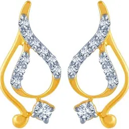 p.c. chandra jewellers Gold and Diamond Stud Earrings for Women-picture-52