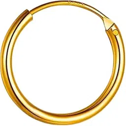 Gold-Plated Nose Hoop Ring, Lightweight and Comfortable Piercing Jewelry, Unisex Design-picture-31