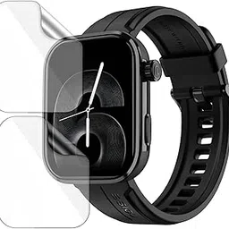 HELLOSCREEN |2 Pack| Smartwatch Screen Protector for Noise Pro 6 Max |1.96 inch| | Flexible TPU Film, 9H Scratch Resistant, Bubble Free Installation - Not Tempered Glass-picture-24