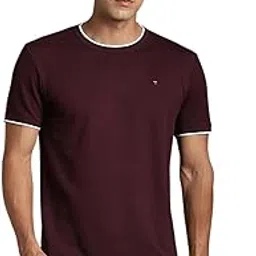 louis philippe Men's Solid Slim Fit T-Shirt-picture-16