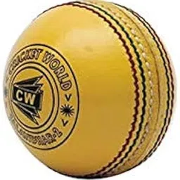CW Leather Cricket Ball - 120 g, Standard Size, Yellow-image-23