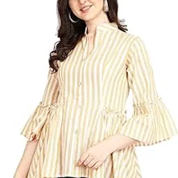 leriya fashion Women's Rayon Sparkle Lining Tops Shimmer Glitter Loose Collor Long Butterfly Sleeve Party Tunic Dressy Tops-picture-37