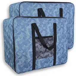 LAXIS Large Storage Bags, 2 Piece Underbed Clothes Foldable Storage Bins with Reinforced Handles, Moisture & Dust Proof, Storage Containers for Clothing, Blanket, Storage Organiser for Home-picture-10