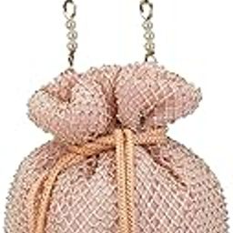 mochi Women EthnicWedding Fabric Soft Body No Closure closure Embellished Clutch Bags-picture-46