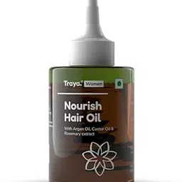 Traya Nourish Hair Oil, Ayurvedic Oil For Nourishment & Conditioning Of Dry & Frizzy Hair, Consists Of Rosemary Extract, Bhingraj, Castor Oil, Argan Oil, For Stronger, Shinier, Thicker Hair, 100 Ml-image-60