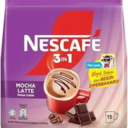 Nescafe Latte Mocha Coffee, 31g (Pack Of 15) image 1