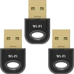 Mini USB Wireless Adapter, USB WiFi Adapter 150Mbps 2.4GHz WiFi Dongle for Desktop & Laptop PC | Supports Windows 11/10/7/XP and Mak OS, N150 Network Card (Black). (Pack of 3)-image-1