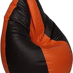Sattva Classic EVSD00351 XXL Bean Bag Without Beans (Brown and Orange)-picture-24