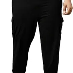 xmex Men Plus Size Cotton Blend Cargo Trackpant Relaxed Fit Four Pockets Comfortable Everyday Active Elegant wear Stylish Jogger Bottom Elegant wear for Big & Tall Guys-picture-45