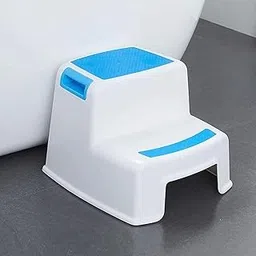 Arcanine Two Step Western Toilet Sturdy Stool for Kids, Toddler and Adult | Potty Training Stool for Bathroom with Side Handles-picture-39