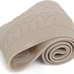 Fuji Tyre Design Soft Silicone Car Auto Steering Wheel Cover (Beige) image 1