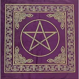 Tarot Supplies - Premium Velvet Tarot Cloth Size 27x27 inches (Purple)-picture-64