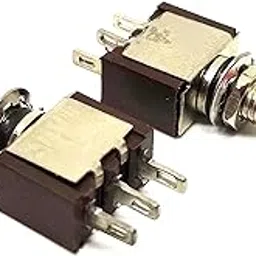 INVENTO SPDT on-Off 3 Pin 2 Way Toggle Switch for Guitar Car Motorcycle Electrical DIY (2A/5A AC 250V/125V, Grey) - 15 Pcs-picture-30