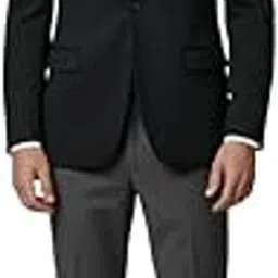 A.P Designers Luxury Men’s Classic Black Blazer | Premium Two-Button Formal Suit Jacket | Tailored Fit Professional Business Coat for Office | Party & Wedding Occasions-picture-21