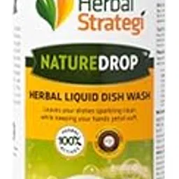 Herbal Strategi Dishwashing Liquid Gel - Natural & Vegan with Refreshing Lemon Oil | Soft on Hands | Certified Eco-Friendly & Non-Toxic | Baby & Pet Safe with 100% Herbal Actives | 500ml (Pack of 3)-image-44
