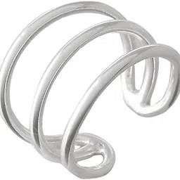 nemichand jewels 925 Sterling Silver Clip-On Non-Pierced Ear Cuff For Women & Girls (1pc)-picture-37